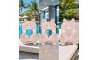 Cat-Shaped Baby Swim Buoyant Circle Padded Swim Buoyant Circle with Underarm Support Soft Long-Lasting for Toddlers