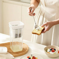 Thicker Yogurt Strainer with Lid Creamier Yogurt Strainer Healthier Clear for Kitchen