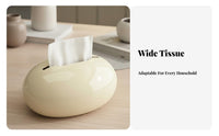 tearteardrop Shaped Tissue Box polished Surface Tissue Box Cover long-enduringing for Bedroom