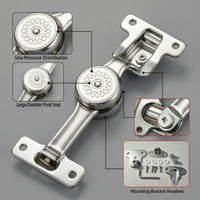 Lift-up Hinge Polished Cabinet Door Lift Stay Cabinet Door Support Arm Mechanical Hardware Corrosion-Resistant for DIYers
