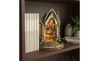 DIY Bookcase Vignette Kit Detailed Design 3D Bookcase Vignette Model DIY Miniature House for Bookshelf