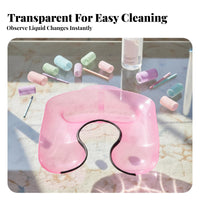 Hair Dyeing Shoulder Tray Drip-Resistant Perm Water Collect Ing Basin Keeps Clothes Clean Hair Coloring Neck Guard for Barbers, Barbershop, Home