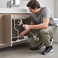 Sink Wrench with Adapters Retractable Tap Nut Spanner Hard-to-Reach for Plumbers