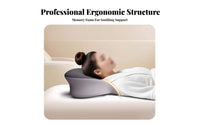 Memory Foam Face Pillow Head and Neck Support Memory Foam Face Cushion Ergonomic Design Spa Bed Pillow for Estheticians, Beauty Salon, Home, Bedroom