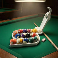 Molded Channels Handheld Billiards Rack Sturdy Pool Rack Slim Design Sports Equipment Long-Lasting