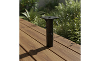 Umbrella Base with Locking Fins Stable Umbrella Ground Stake Rust-Resistant Hardware for Cafe