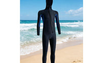 Hooded Wetsuit 3mm Full Body Wetsuit Thermal Full Body Diving Suit for Surfing, Spearfishing