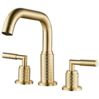 3 Hole Washroom Faucet Deck Mounted Tap Modern Hardware for Washroom