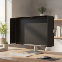 Display Monitor Hood Portable Display Universal Screen Visor for Telecommuters, Shared Workstation