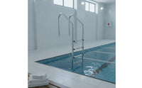 Stainless Steel Pool Ladder Polished 4-Step Pool Ladder Rust Resistant Non-Slip for Swimming Pools, Spas