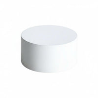 Modern Design Cylinder Display Stand Sturdy Construction Round Pedestal Stand Easy to Clean Cylindrical Display Pedestal Elegant Finish for Live Broadcasting, Photo Photography