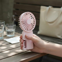 Lightweight Handheld Fan Wide Airflow Mini USB Fan Quiet Operation for Office Workers, Commuters, Travel, Outdoor