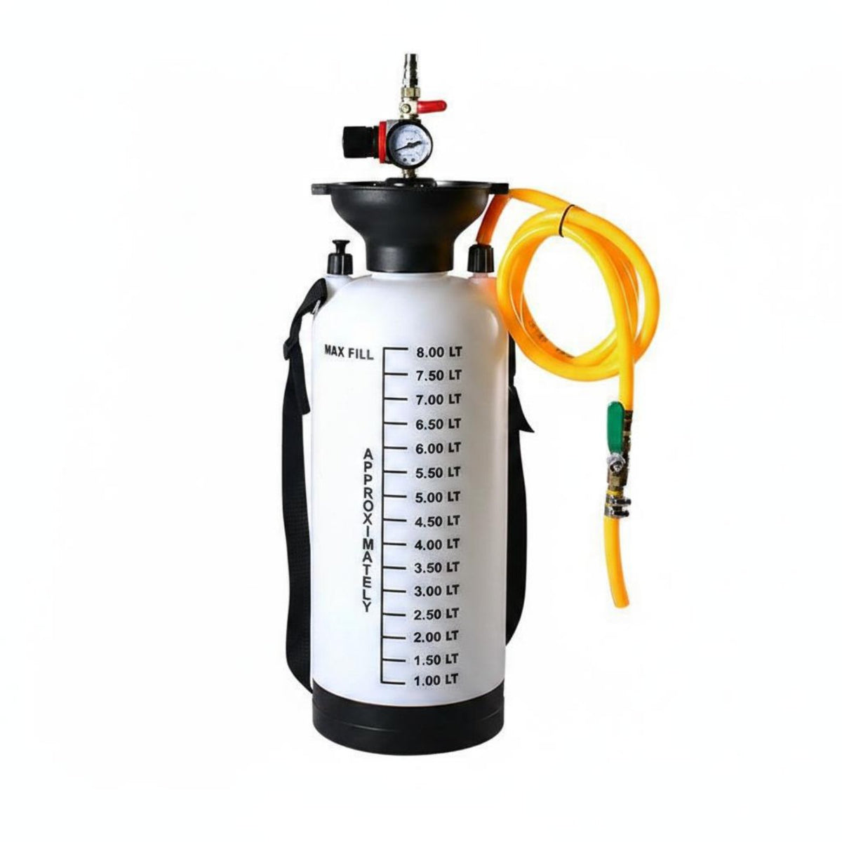 Adjustable Pressure Pneumatic Gear Oil Pump Sturdy Thick Hose Gearbox Oil Filler Transparent Reservoir Automotive Tools