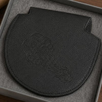 Closure Golf Wood Headcover PU Leather Wood Head Cover Pebbled Texture Golf Club Head Cover Embossed Pattern