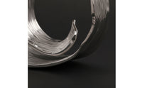 Abstract Metal Sculpture Modern Abstract Sculpture Reflective Statue for Coffee Table