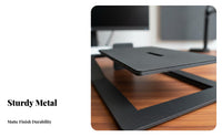 2 Pieces Anti-Vibration Desktop Speaker Stand Shock Absorbing Tilted Speaker Stand Reduces Resonance Audio Accessory Heavy-Duty Steel for Audiophiles, Music Producers, Gaming Setup