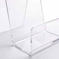 Acrylic literature Stand for Desktop Display, Transparent Holder for Reading, Music Sheet, Freestanding Menu Support for Kitchen