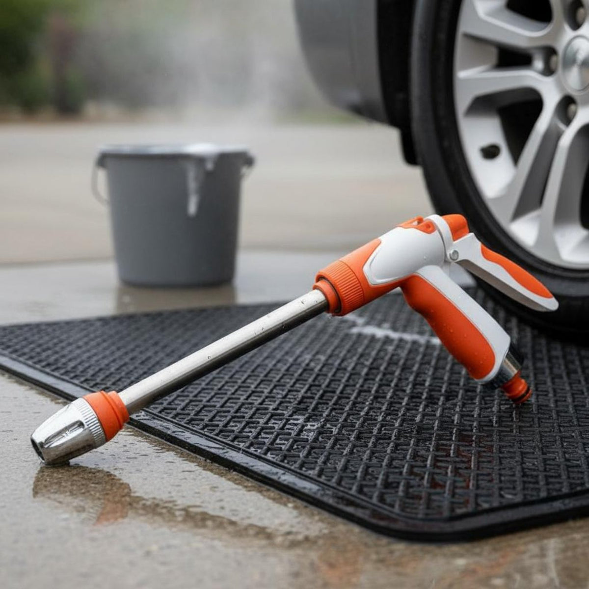 Anti-Slip Handle Car Wash Spray Ergonomic Grip Car Wash Spray Wand Long-Lasting Construction