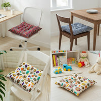 Comfortable Chair Cushion with Ties Quilted Tufted Seat Cushion Padded Chair Pad with Ties Thick for Students, Dining Chairs, Tatami