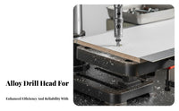 6 Pieces Alloy Hole Opener High Hardness Set Wear Resistant Metal Cutting Boring Tool for DIY Enthusiasts, Home Renovation, Carpentry, Garage