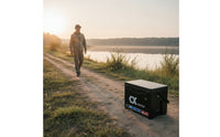 Fishing Box with Inner Tool Layer Rugged Tackle Storage Box for Anglers