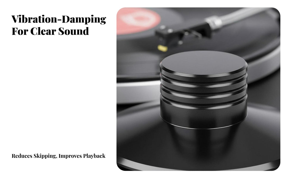 Record Weight Stabilizer Entry-Level LP Record Weight Vibration Damping LP Disc Stabilizer for Beginners