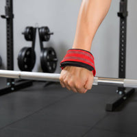 Cross Lifting Straps Textured Wrist Lifting Straps Stitched