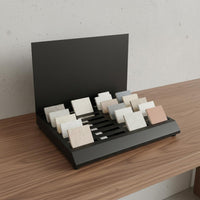 Ceramic Tile Display Rack Large Capacity Tile Sample Display Rack Stone Sample Holder Stable Frame Long-Lasting Finish