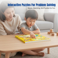 Brain Development Activity Book, Maze Game, Parent-Child Interactive, Thinking Skills Training for Kids Ages 2-6