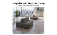 Stylish Aesthetic Frameless sectional Sofa Minimalist Aesthetic sectional L-Shaped Chaise Deep Seat Lounge Seating tailoredizable Layout for Interior Designers, Business Owners, Modern Decor fans, Reception Area, Lobby, Showroom