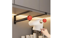 No-Drill Under-Cabinet Paper Towel Holder Minimalist Under Cabinet Paper Towel Holder Sturdy Organizer Long-Lasting for Cupboard