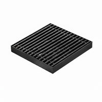Rust-Resistant Anti-Odor Drain Cover Heavy Duty Removable Drain Grate Fast Drainage for Outdoor, Balcony, Bathroom