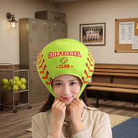 Soft Softball Head Cover Lightweight Soft Fabric Hat Decorative Novelty Hat Funny for Performers