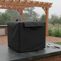 Pizza Oven Cover with Pocket Heavy-Duty Pizza Oven Cover with Carry Handle for Patio, Backyard
