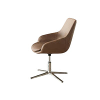 Adjustable Height pivot Computer Chair Modern Minimalist aesthetic Desk Seat Rolling Casters Office Furniture Ergonomic Design for Remote Workers, Students, Adults, Study Room, Workspace, Bedroom