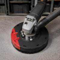 Angle Grinder Dust Cover Bristled Rim Dust-Sealing Grinder Cover Two Adapters