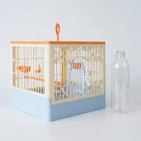 Portable Bird Cage and Pet Bird Cage for Travel, Lightweight 1 Tier Anti-egress Design, Panoramic Large Space Outdoor Bird Cage for Birds