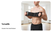 Adjustable Chest Expander Detachable Tubes 5-Tube Resistance Puller Upper Body Workout 5 Tube Chest Puller for Men, Beginners, Home Gym