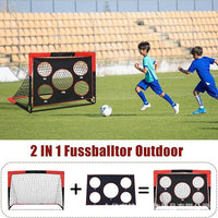 Portable Foldable Kids Soccer Goal Net Indoor Outdoor Training