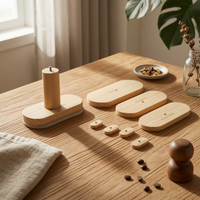 Pottery Press Tool Rounded Clay Shaping Board Polished