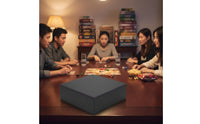 4-Row Trading Card Storage Box Waterproof 4-Row Card Storage Box Shockproof Game Accessory for Tournaments