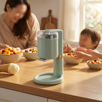 Compact Automatic Ice Cream Maker Countertop Ice Cream Maker with Dispenser Household Appliance for Families, Home, Parties