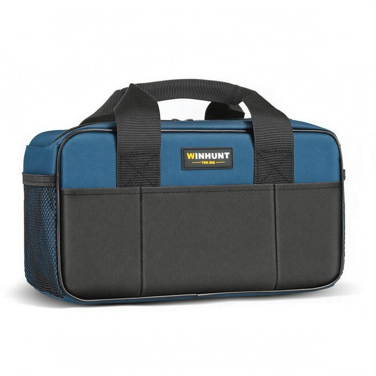 Woven Handles Tool Bag Vertical Pockets Oxford Tool Bag Mesh Pocket Portable Storage Soft-Sided