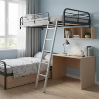 Bunk Bed Ladder Easy Installation Hanging Bed Ladder No Required Furniture Accessory for Students, Kids, Dorm Room, Bedroom