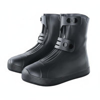 Wear-Resistant Waterproof Shoe Cover Long-Lasting Waterproof Shoe Covers Easy On and Remove Silicone Boot Cover Portable & Foldable for Hikers, Commuters, Cyclists, Rainy Days, Hiking, Outdoor, Cycling