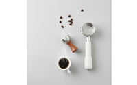 Easy to Clean 58mm Bottomless Portafilter Detachable Double Ear Espresso Handle for Baristas