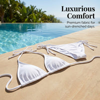 Swimsuit for Girls and Women's European Style Bikini, Quick Dry and Lightweight Swimming Costume for Water Sports and Sunbathing