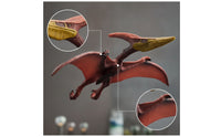 Pteranodon Figurine Prehistoric Pteranodon Figure Pterodactyl Toy Detailed Flying Reptile Figure Realistic for Dinosaur Lovers