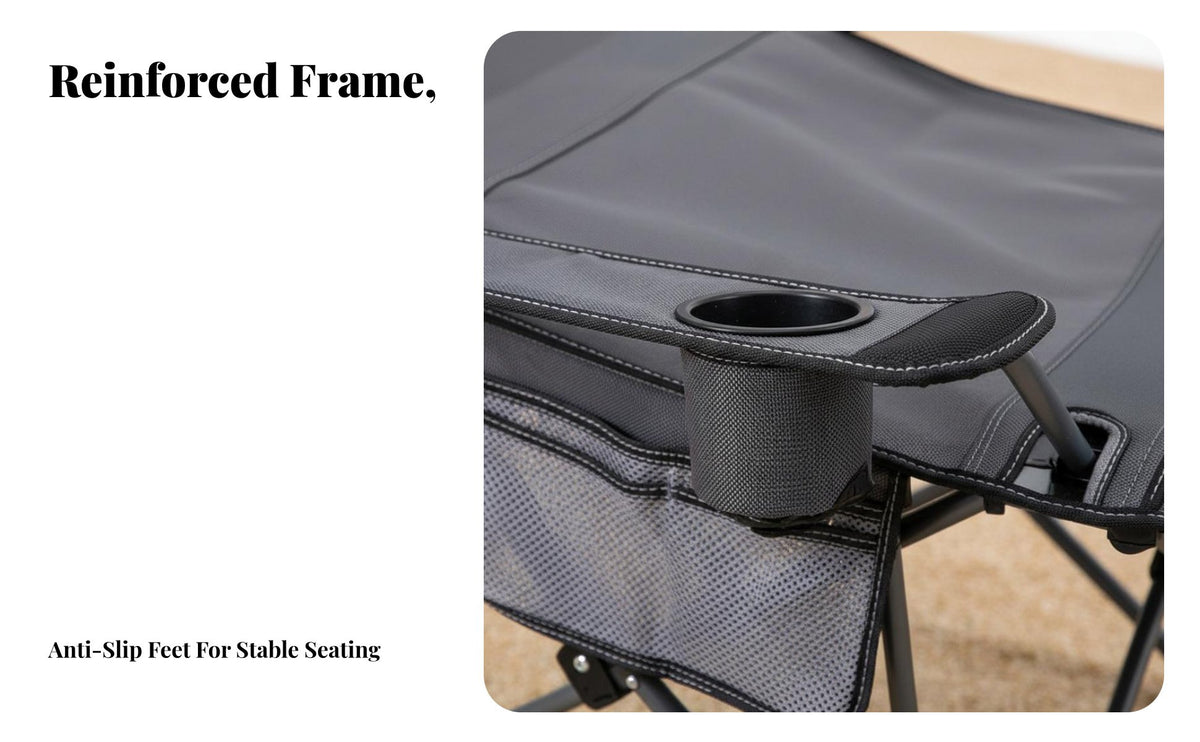 Foldable Design pressure-free Lounger multi-functional pressure-free Recliner Adjustable Recline Camping Chair sturdyDuty Frame for Office Workers, Beachgoers, Beach, Patio, Garden, waterside