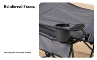 Foldable Design pressure-free Lounger multi-functional pressure-free Recliner Adjustable Recline Camping Chair sturdyDuty Frame for Office Workers, Beachgoers, Beach, Patio, Garden, waterside